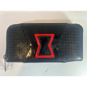 Disney Loungefly Marvel black Widow Zip Around Wallet Collectible